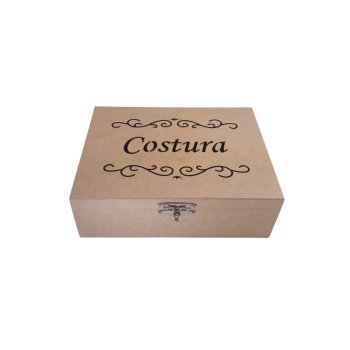 Caixa Costura Vazada com Fecho